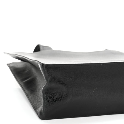 Chanel Caviar CC Tote Black 9 of 11
