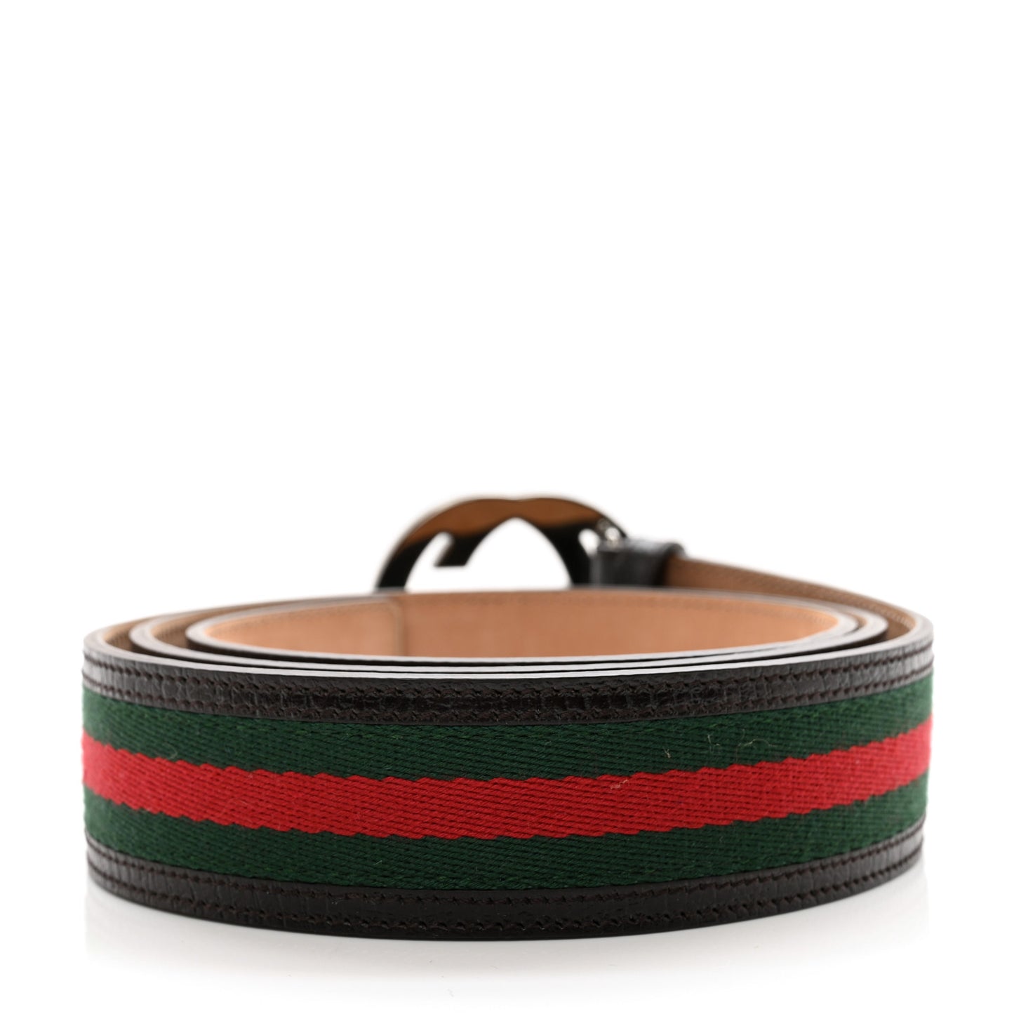 Calfskin Web Interlocking G Belt 115 46 Black