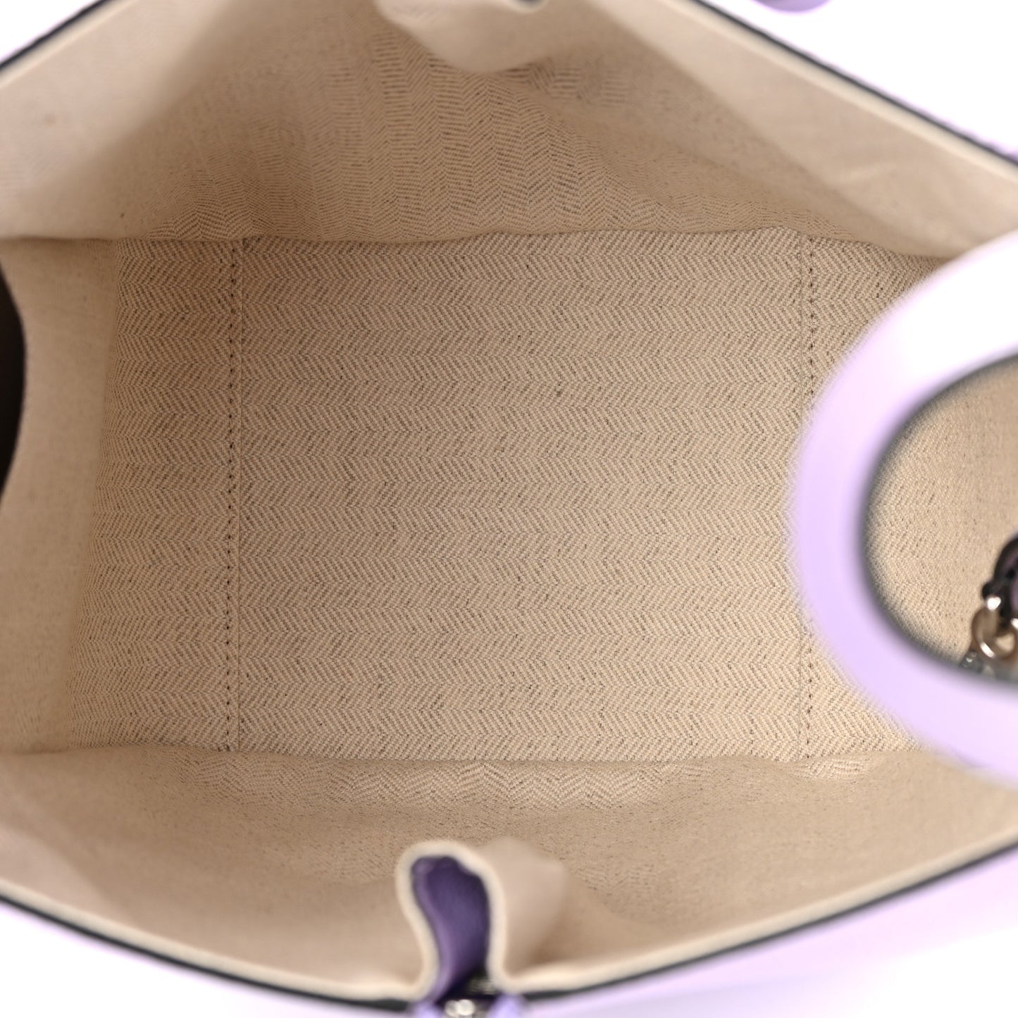 Soft Grained Calfskin Compact Hammock Shoulder Bag Purple