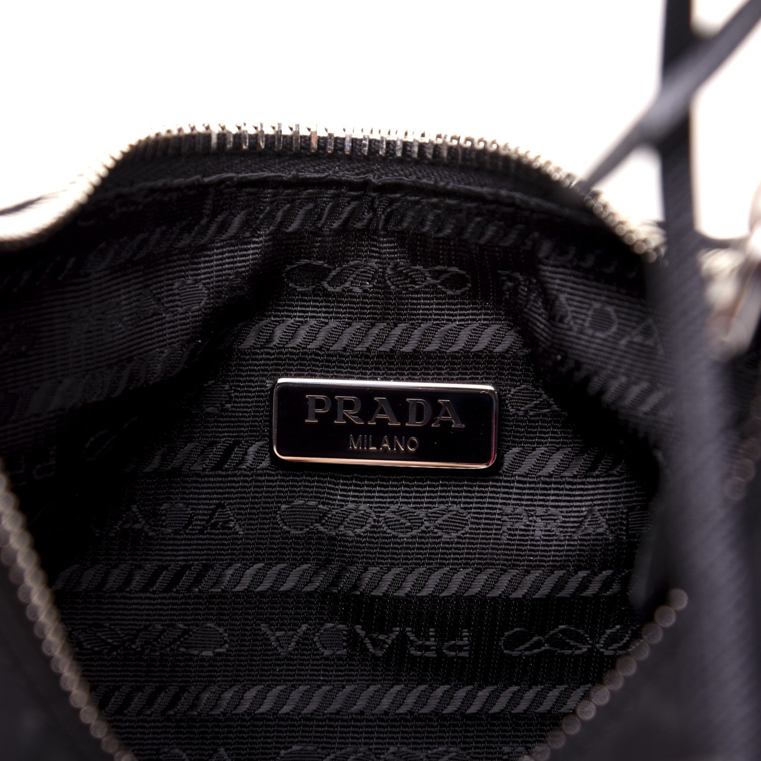 Prada Tessuto Nylon Mini Re-Edition 2000 Bag Black 13 of 15