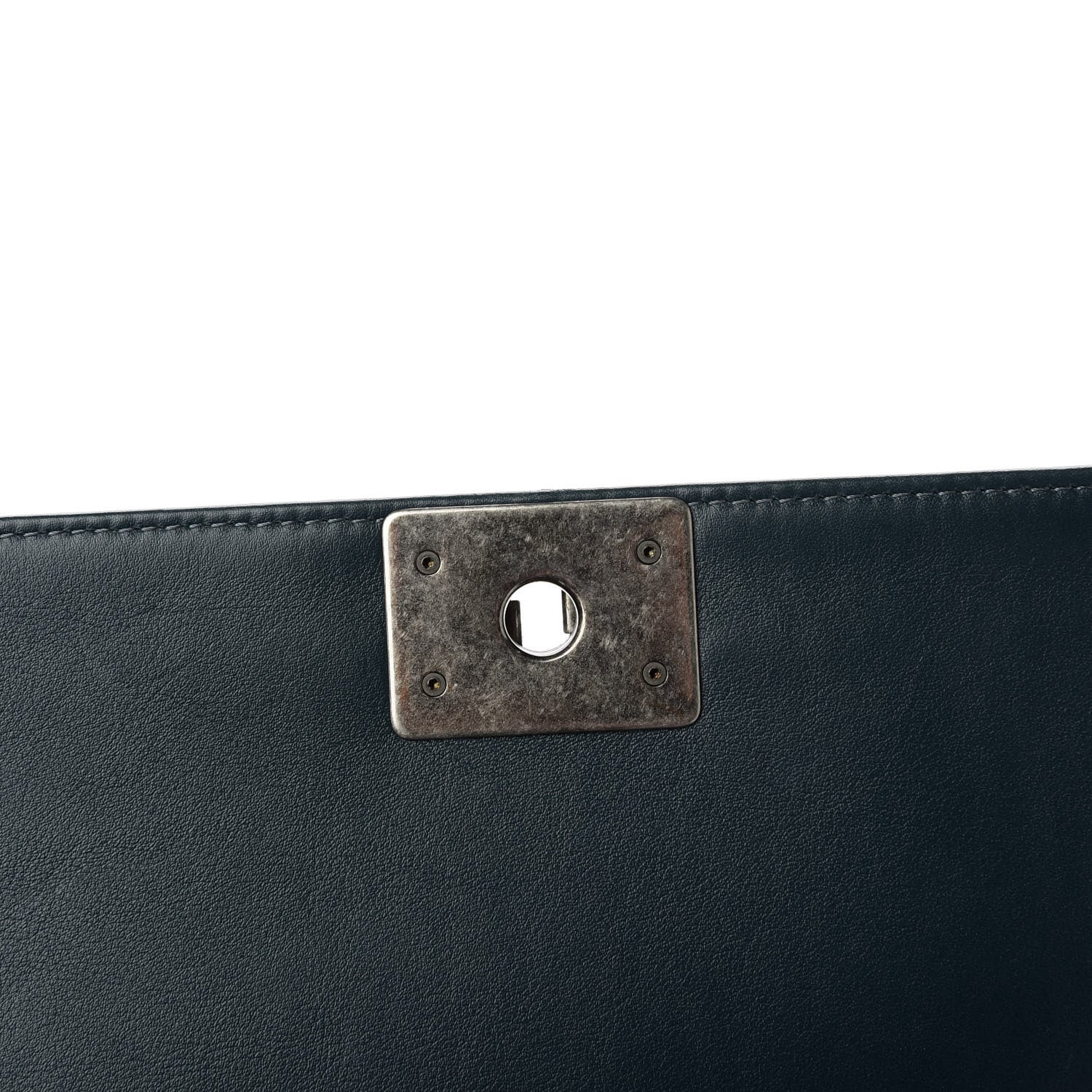 Chanel Calfskin Embossed New Medium Cordoba Boy Flap Green 8 of 11