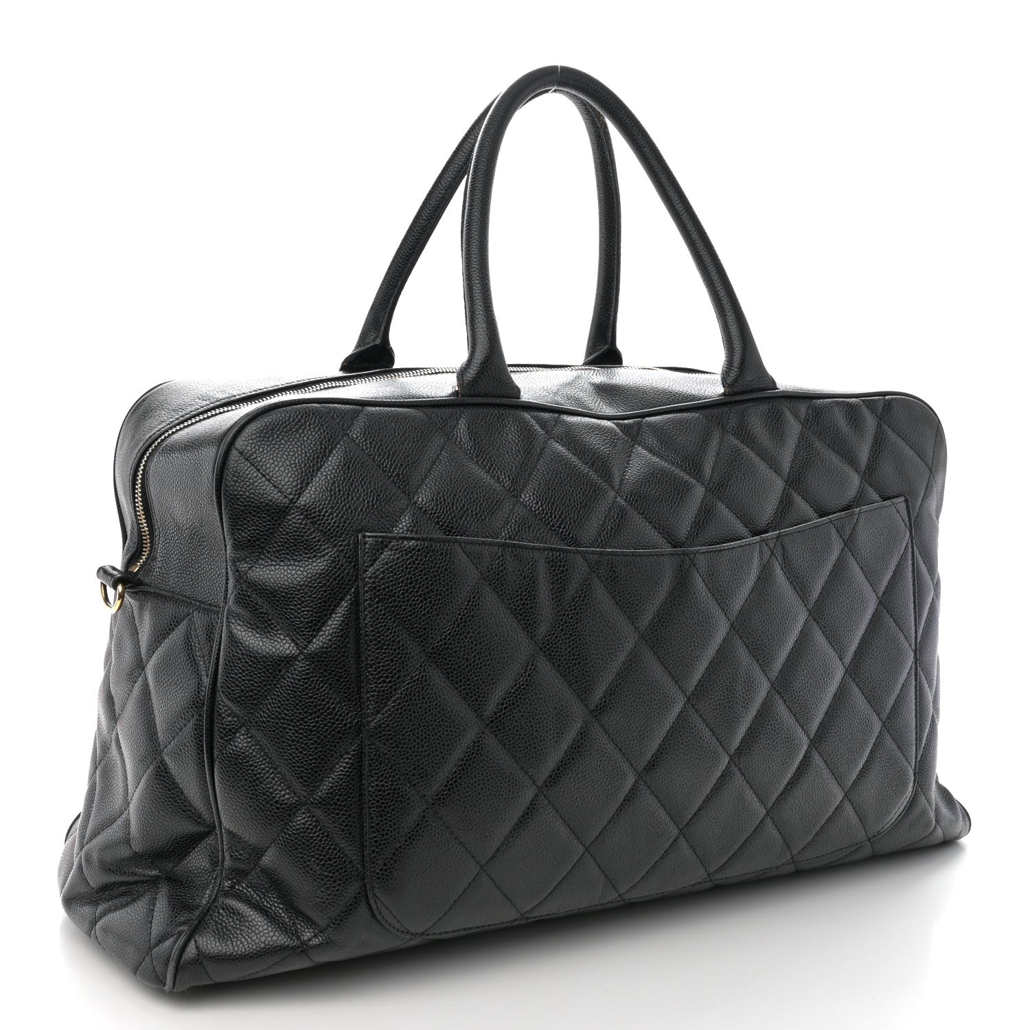 Chanel Caviar Quilted Large Bowler Black 4 of 15