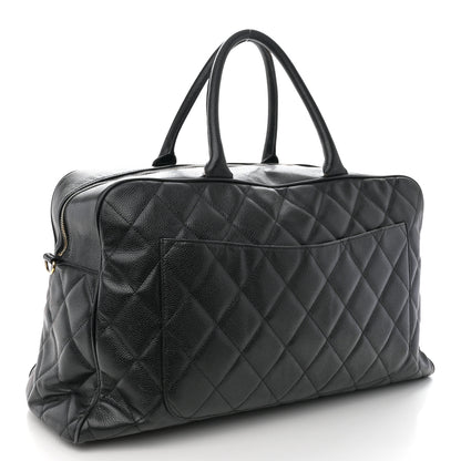 Chanel Caviar Quilted Large Bowler Black 4 of 15