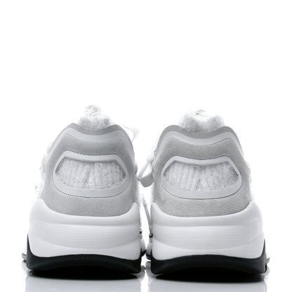 Chanel Wool Suede Calfskin CC Sneakers 36 White 5 of 7