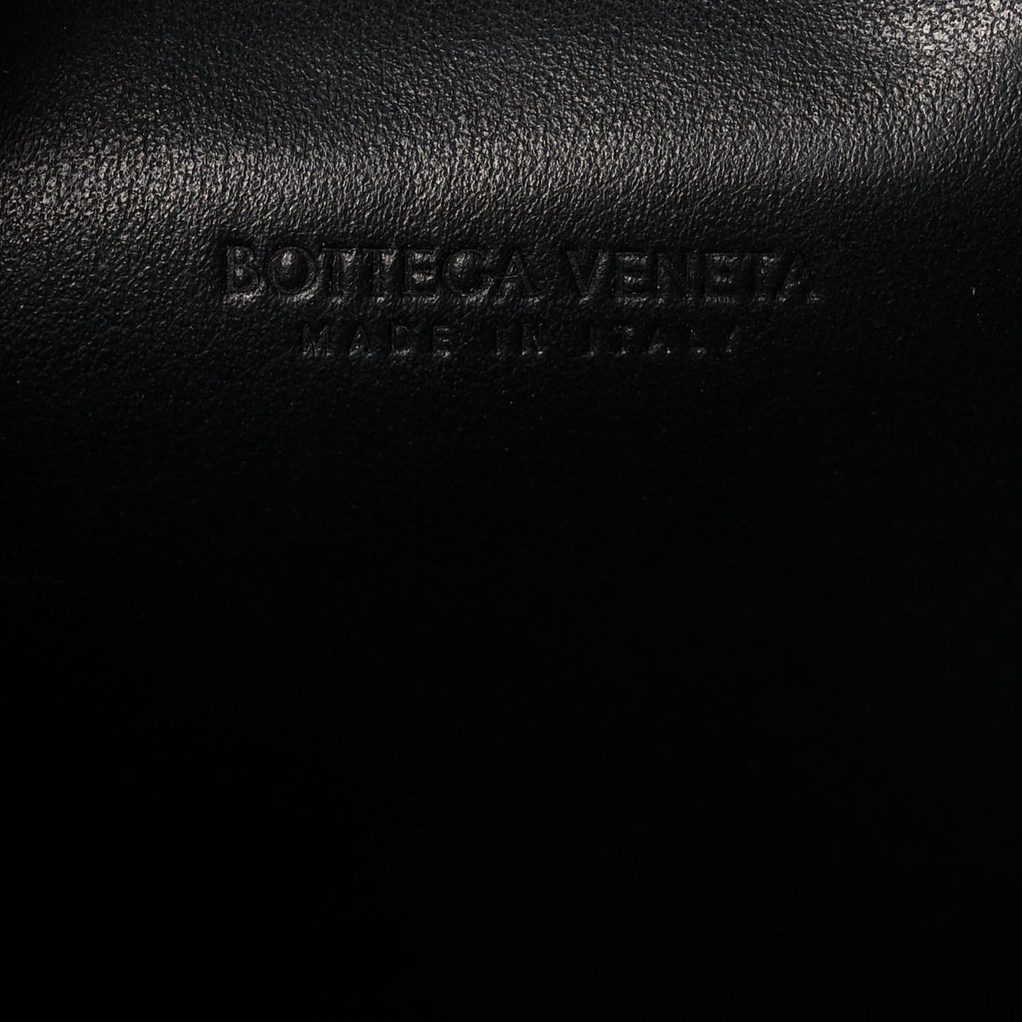 Grained Calfskin Geometric Belt Bag Black
