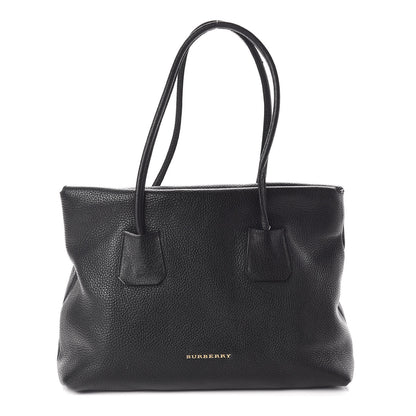 Burberry London Grainy Calfskin Medium Baynard Tote Black 1 of 11