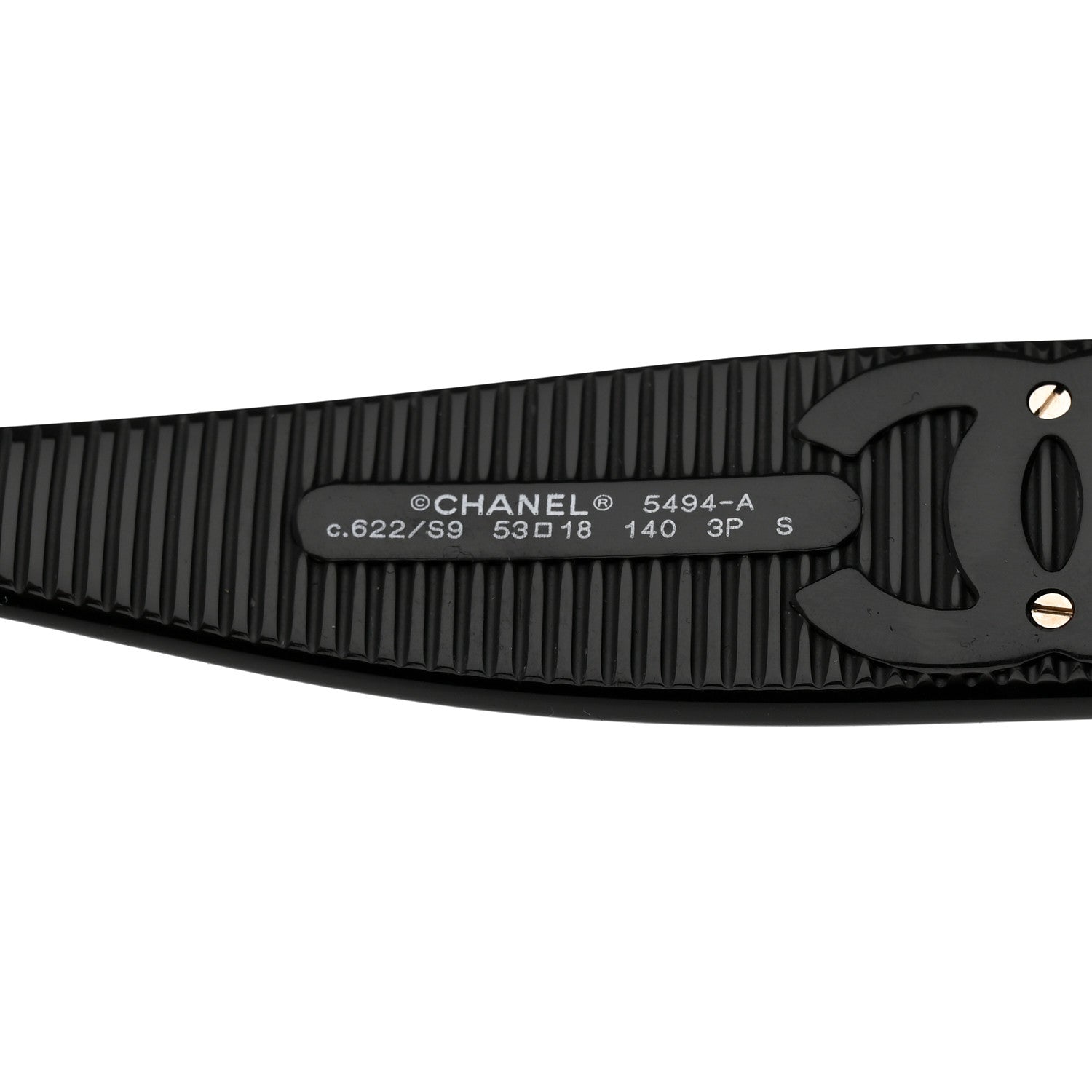 Chanel Square Polarized CC Sunglasses 5494-A Black 6 of 8