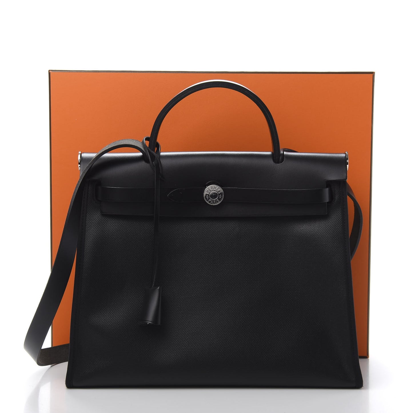 Toile H Berline Vache Hunter Herbag Zip PM 31 Black Ecru