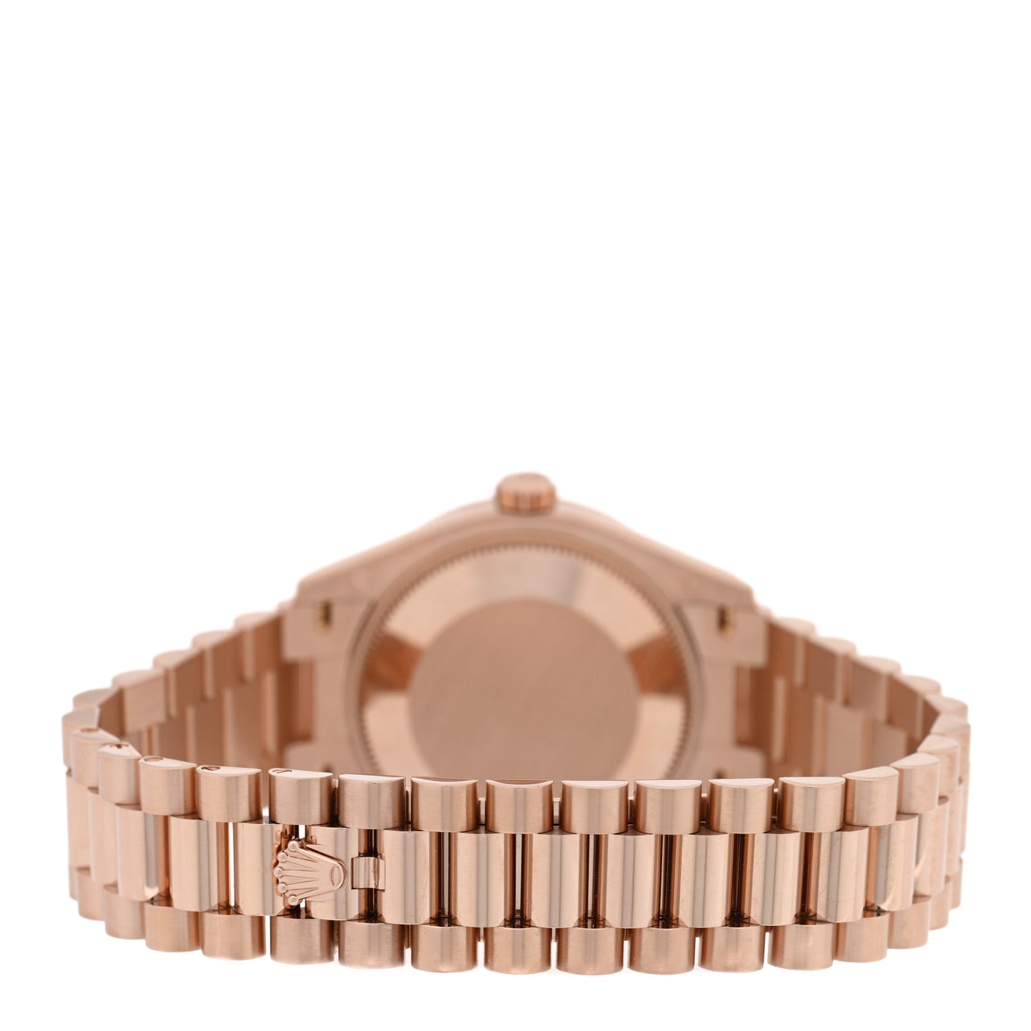 18K Everose Gold Diamond Bezel 31mm Oyster Perpetual Datejust President Watch Sundust 278285RBR