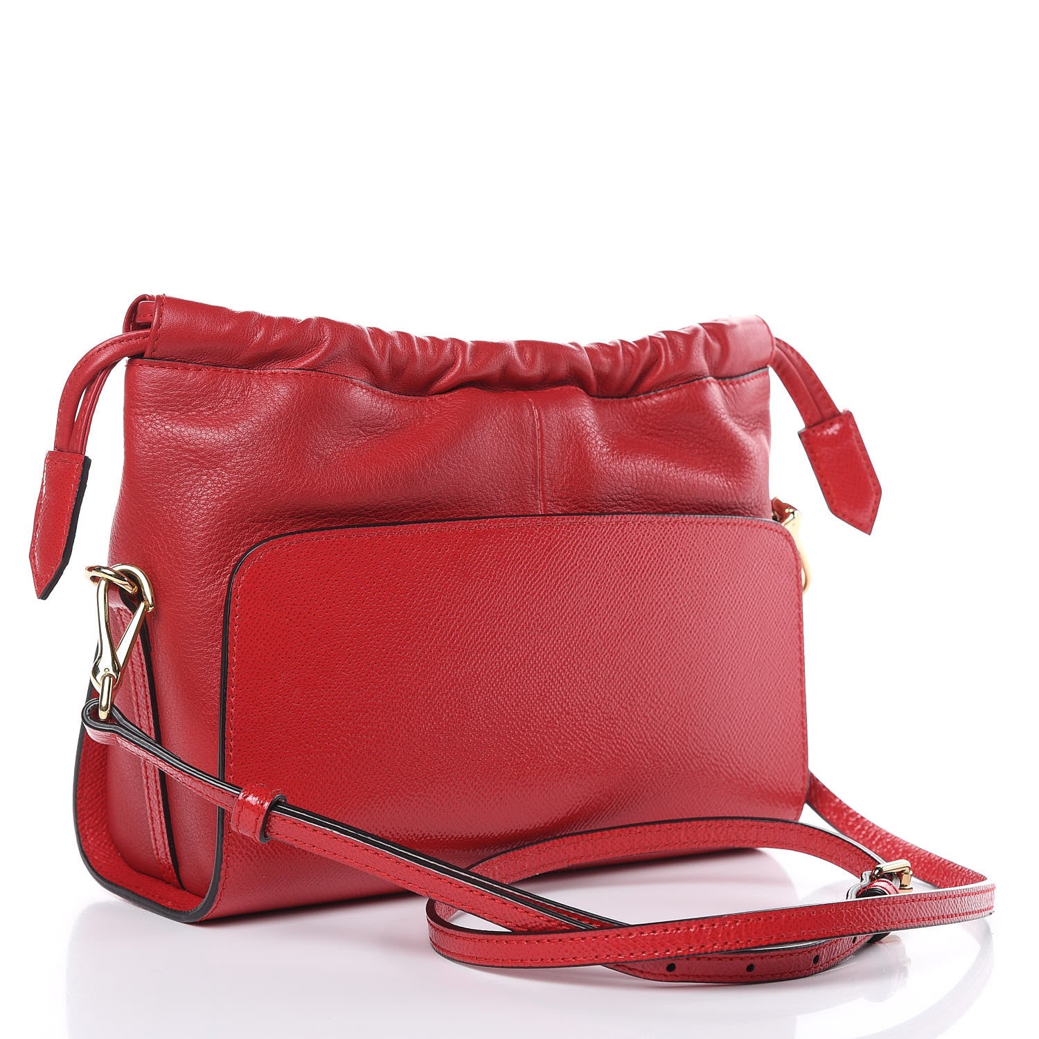 Burberry Patent Calfskin Small Dinton Crossbody Bag Bright Rose 3 of 11
