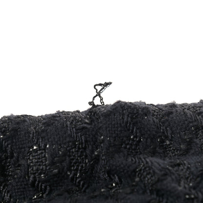 Chanel Tweed Boucle Knitting Bag Black 10 of 10
