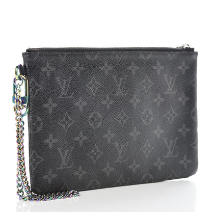 Louis Vuitton Monogram Eclipse Fragment Design iPad Pouch 3 of 7