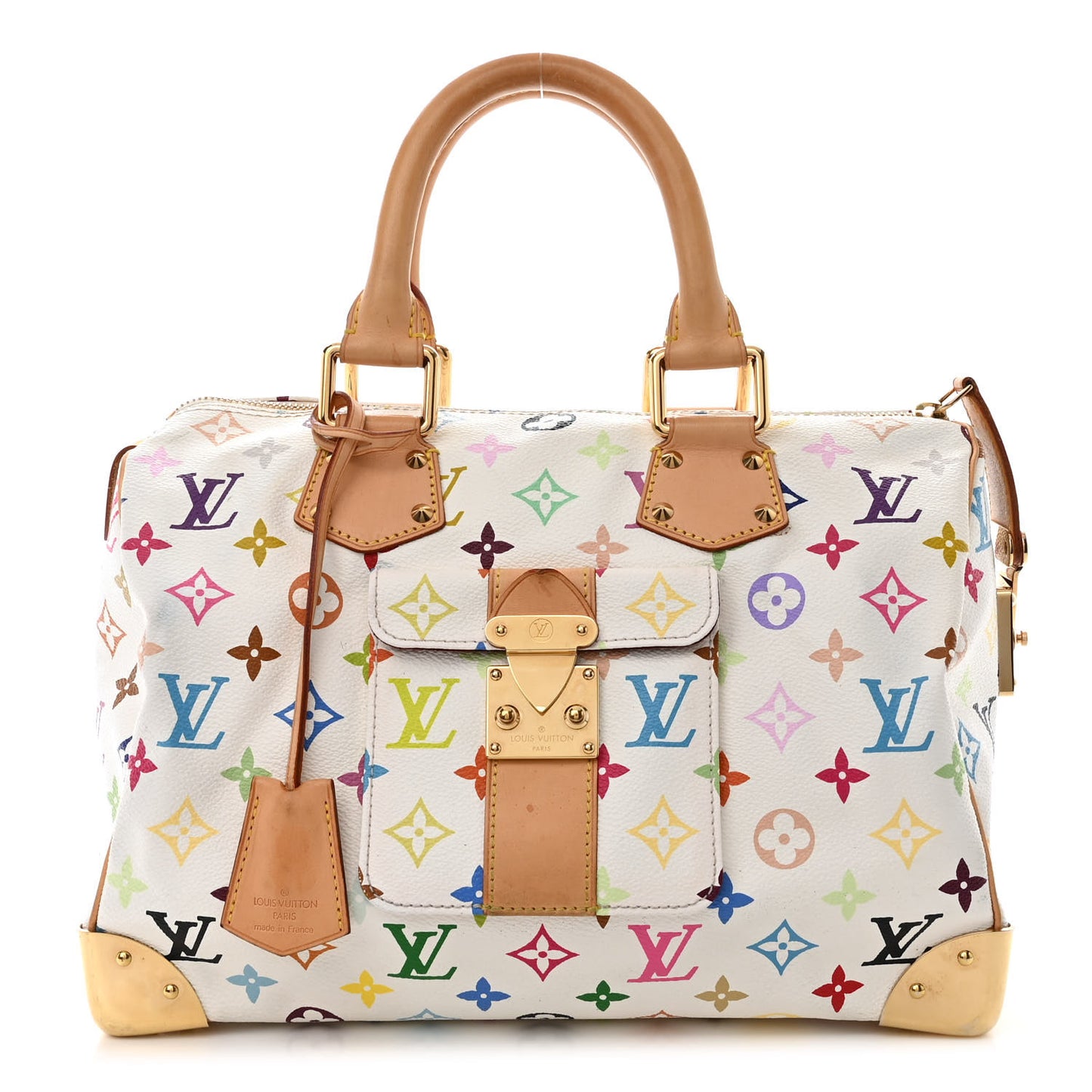 Monogram Multicolor Speedy 30 White