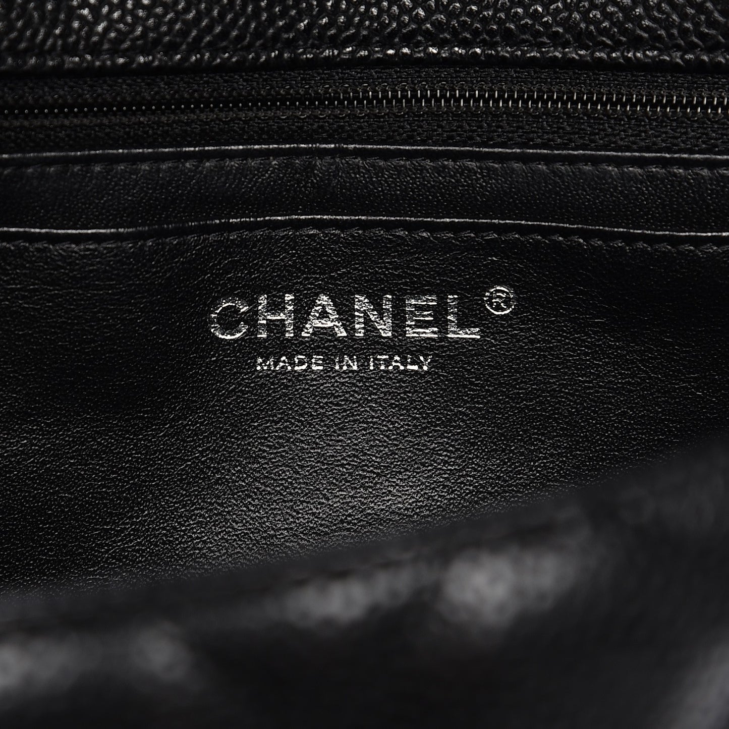 Caviar Quilted Jumbo Single Flap Black