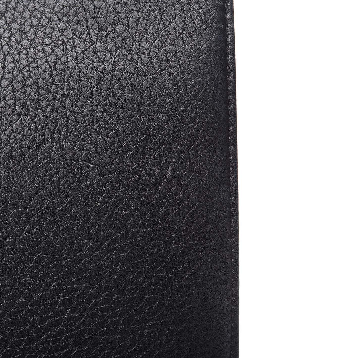 Grained Calfskin Medium Diorama Flap Bag Black