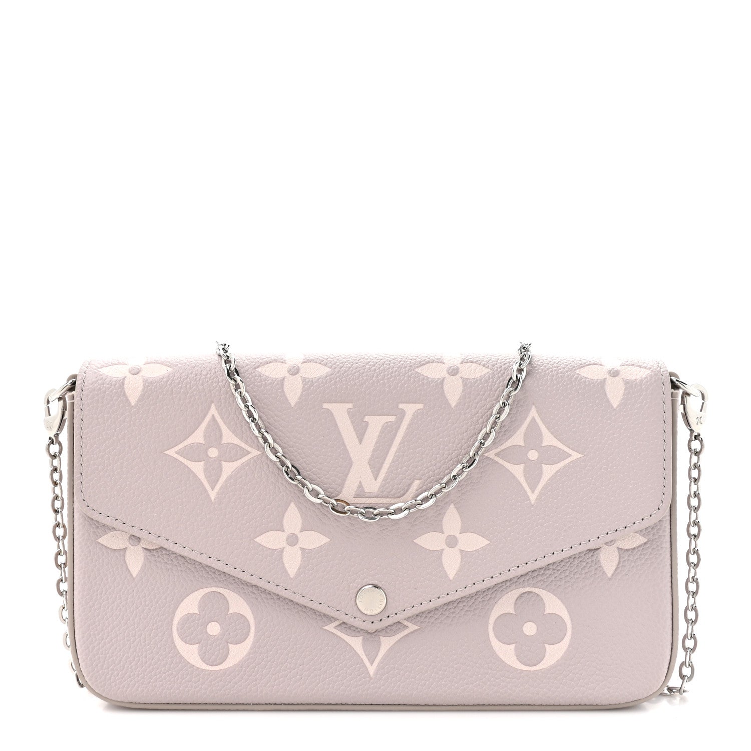 Louis Vuitton Empreinte Monogram Giant Felicie Pochette Brume Quartz 1 of 13
