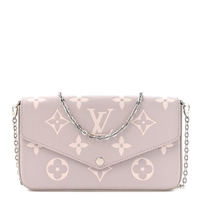 Louis Vuitton Empreinte Monogram Giant Felicie Pochette Brume Quartz 1 of 13