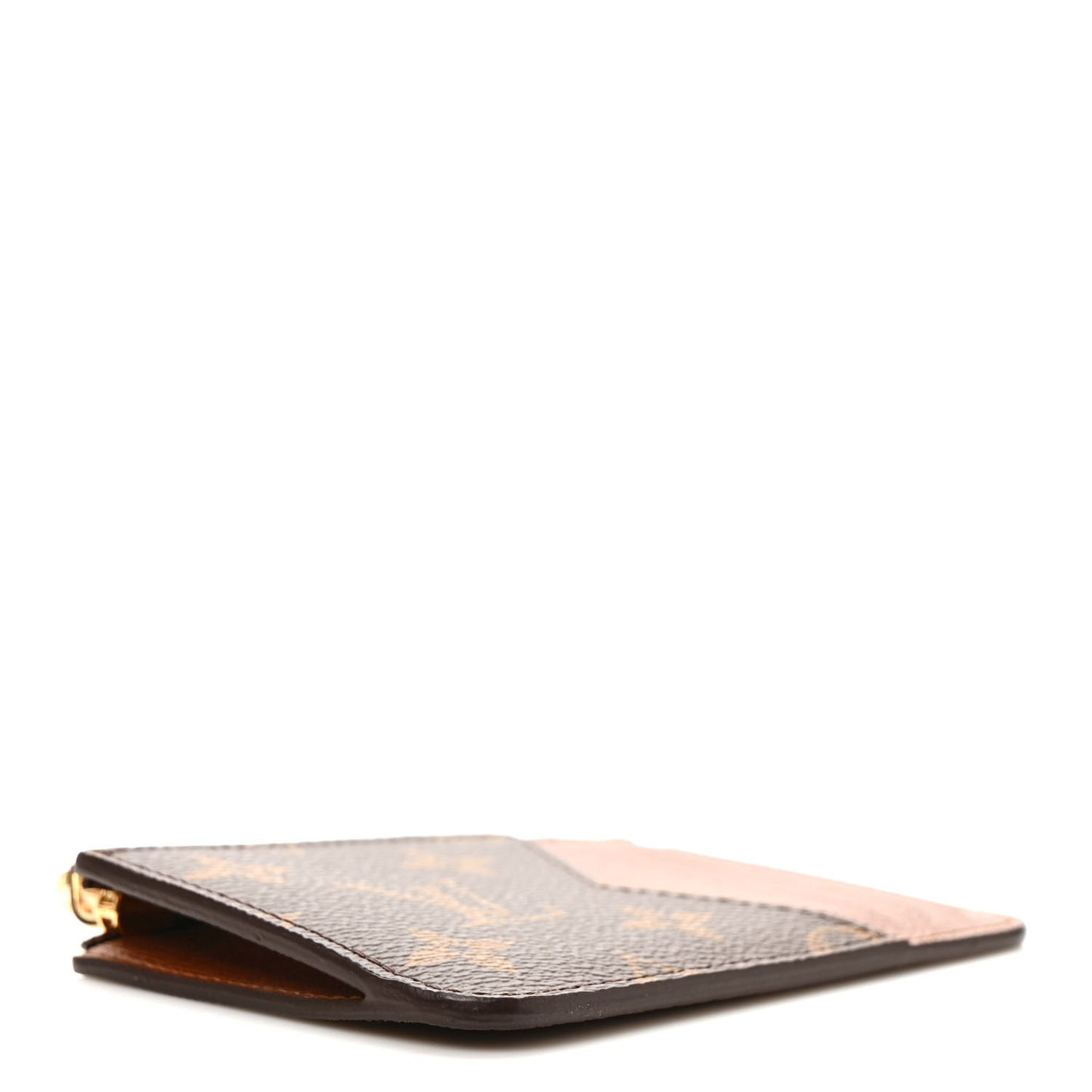 Monogram Zipped Romy Card Holder