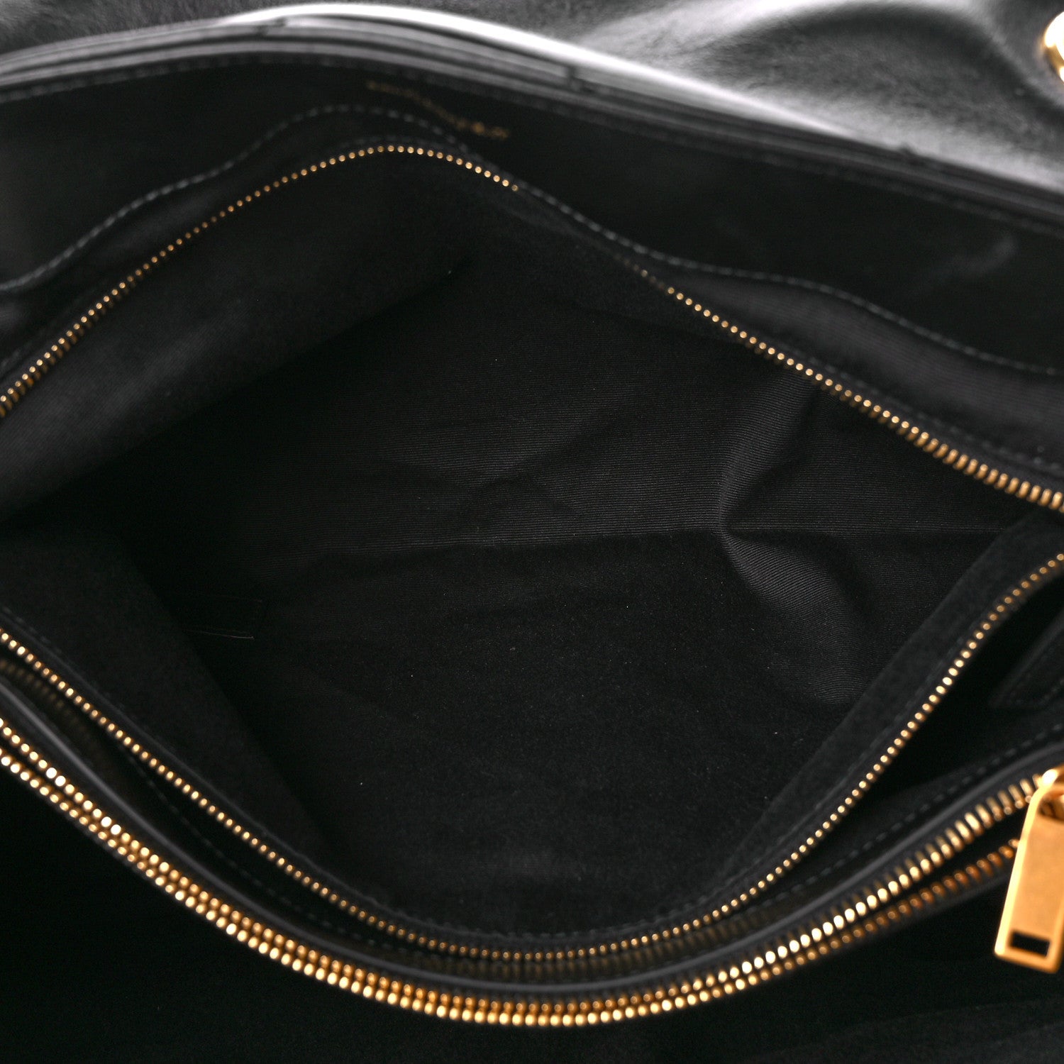 Saint Laurent Calfskin Y Quilted Monogram Large Loulou Chain Satchel Black 6 of 12