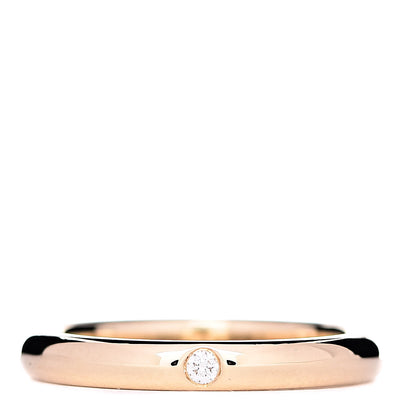 Tiffany 18K Yellow Gold Diamond Elsa Peretti Band Ring 52 6 1 of 5