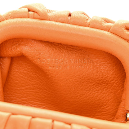 Bottega Veneta Butter Calfskin Coin Purse Orange 6 of 10