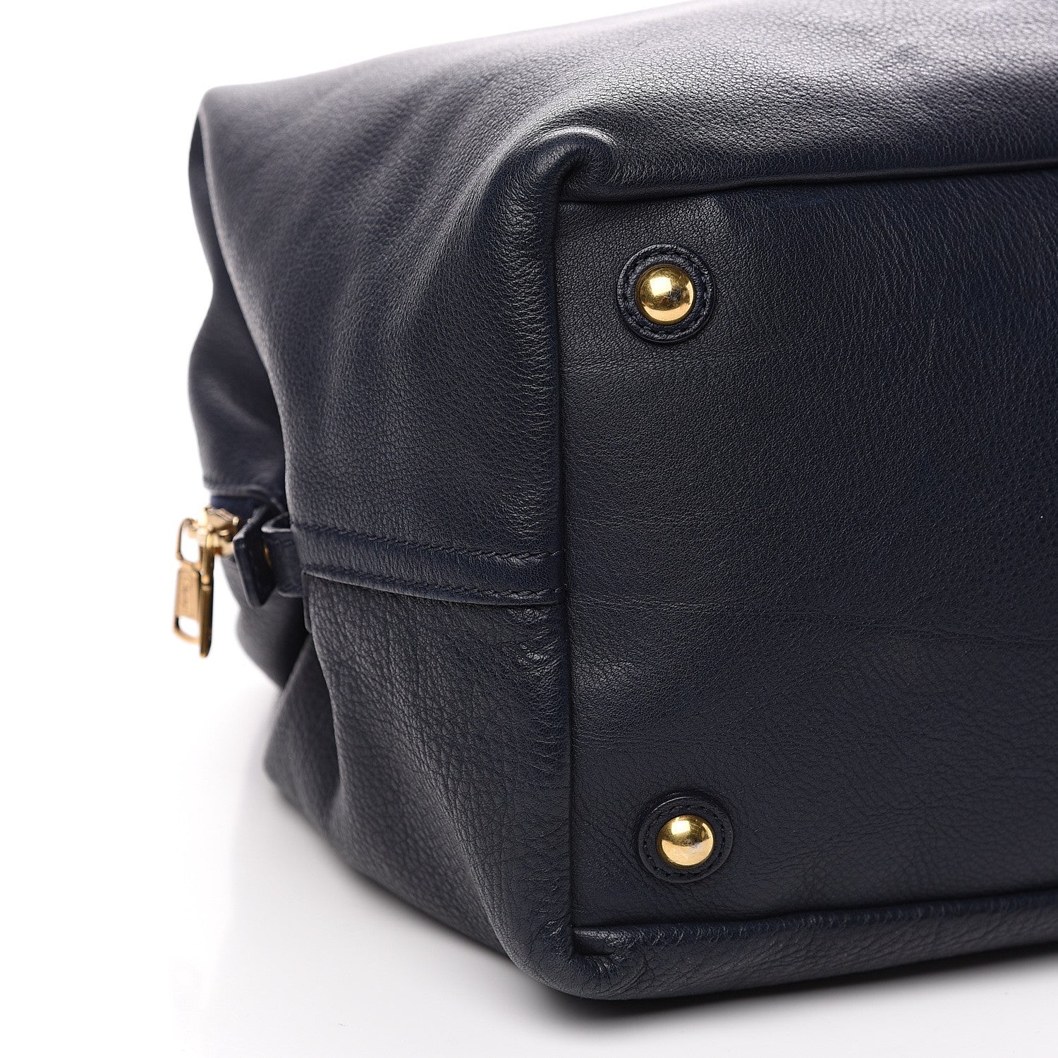 Saint Laurent Lambskin Medium Easy Sac Navy 8 of 11