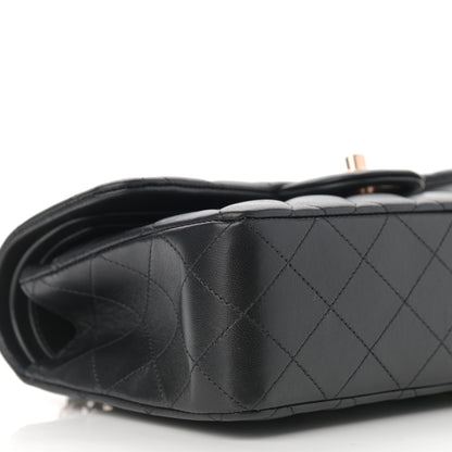 Chanel Lambskin Quilted Small Double Flap Black 5 of 16