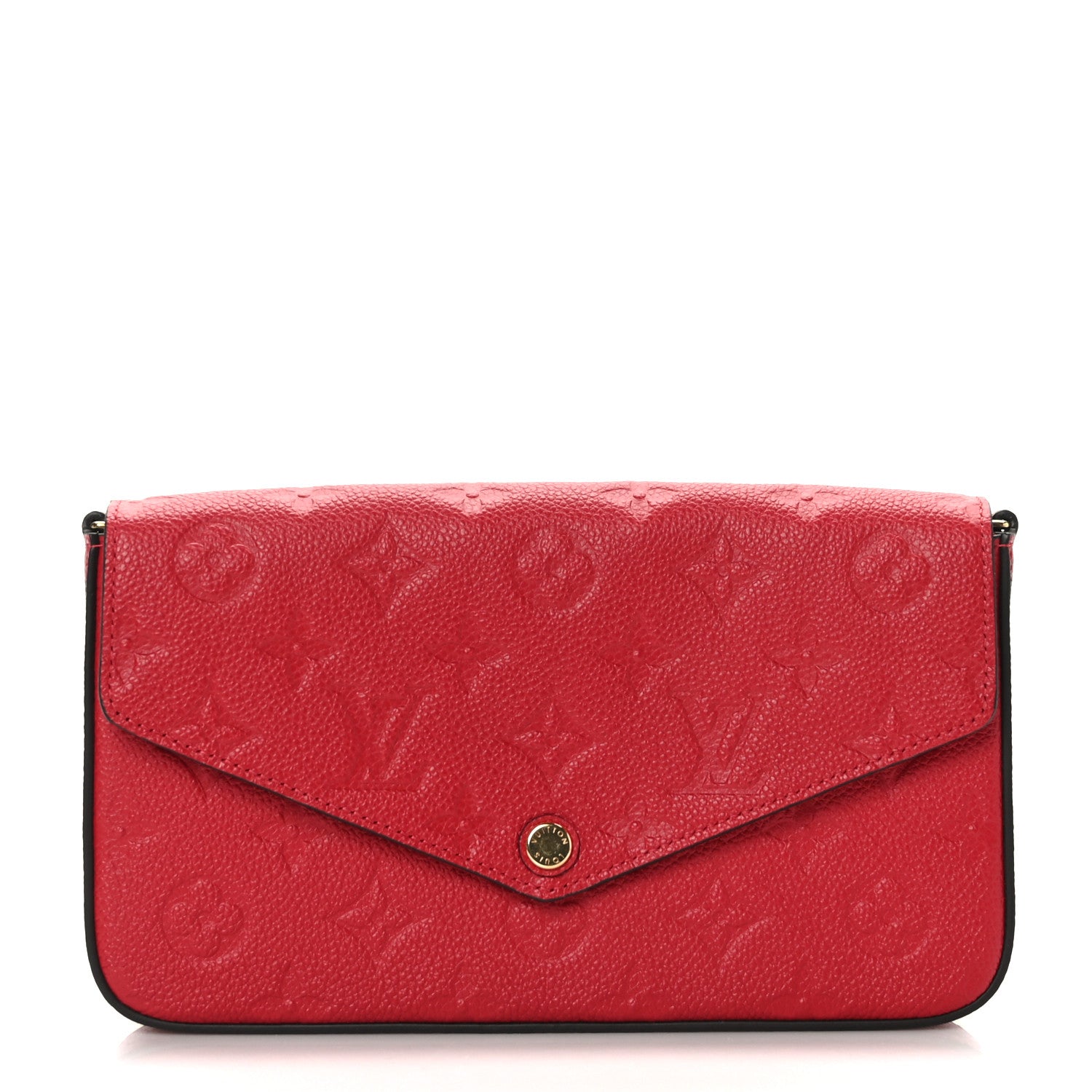 Louis Vuitton Empreinte Pochette Felicie Chain Wallet Cherry 1 of 9