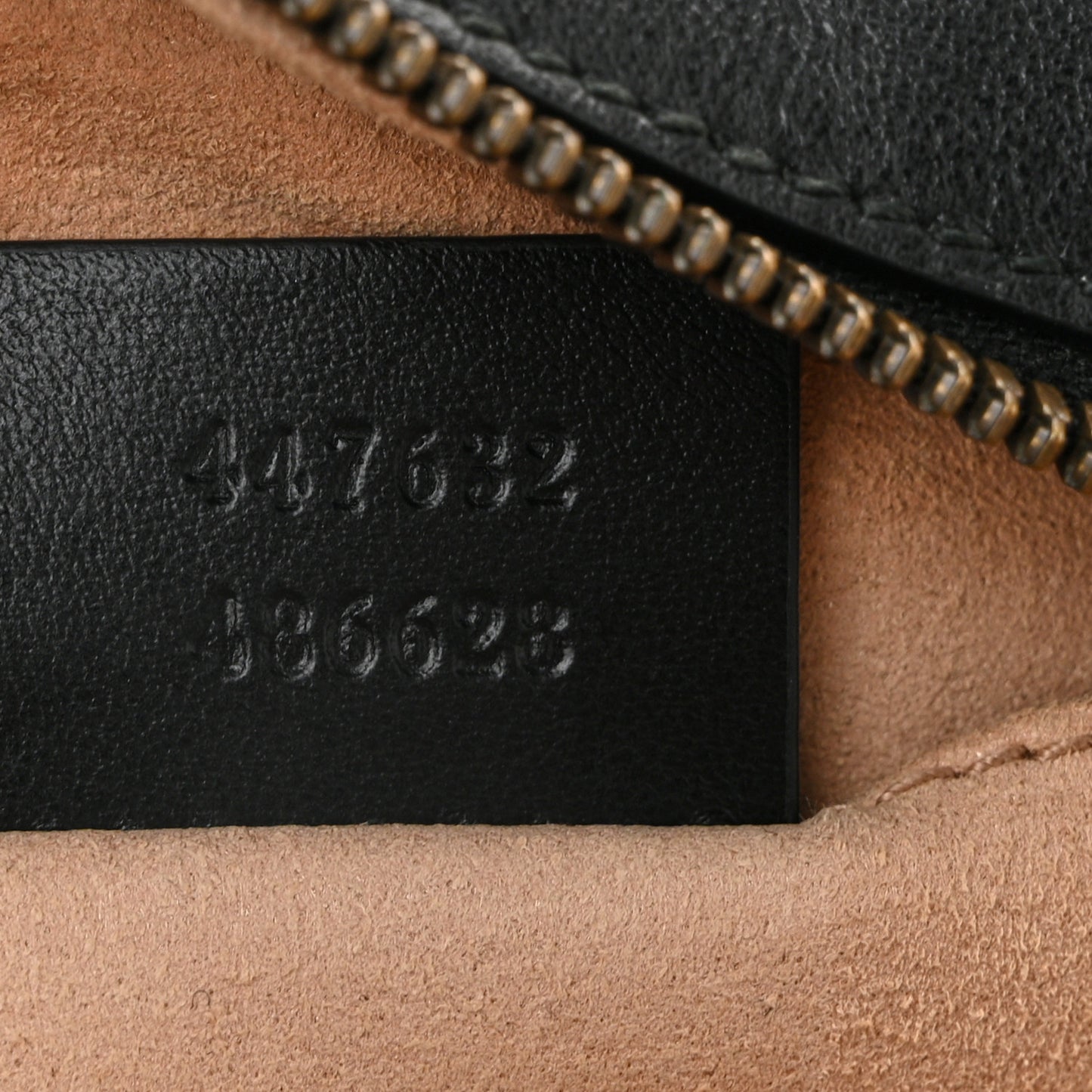 Calfskin Matelasse Small GG Marmont Chain Shoulder Bag Black