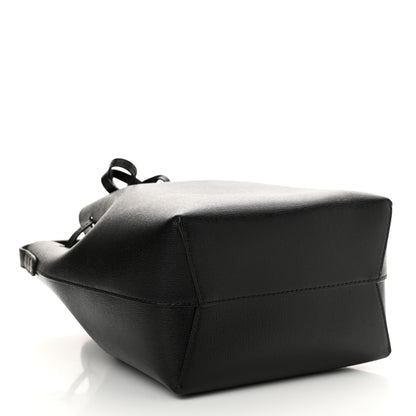 Mansur Gavriel Saffiano Bucket Bag Black Flamma 4 of 11