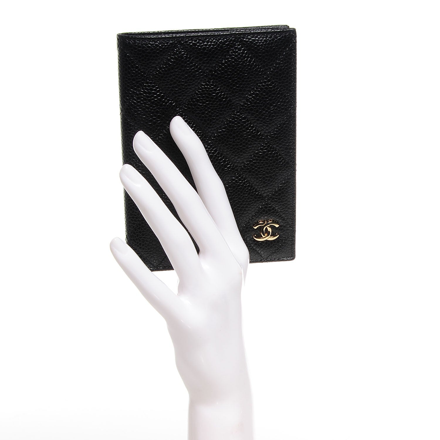 Chanel Caviar Quilted Passport Holder Black 2 of 9