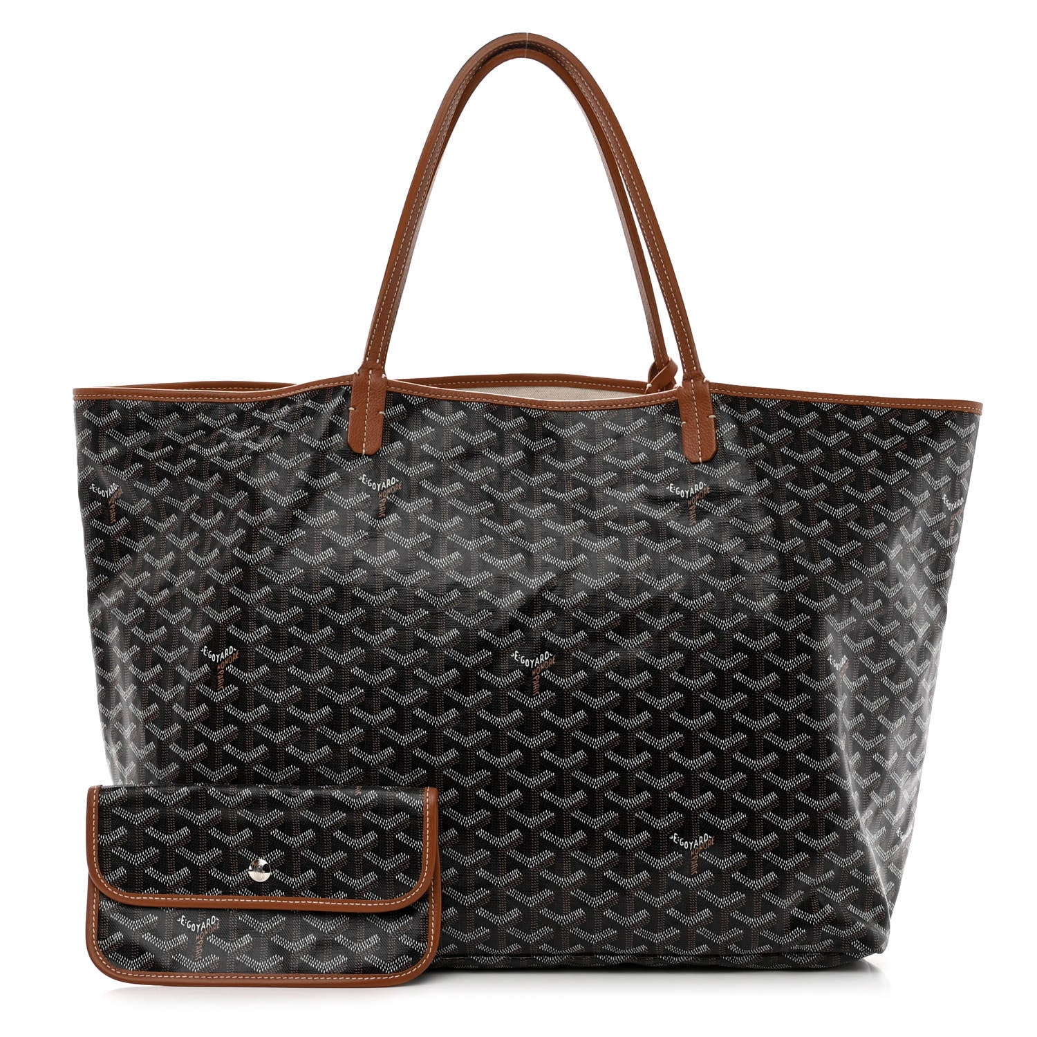 Goyard Goyardine Saint Louis GM Black Gold 1 of 12
