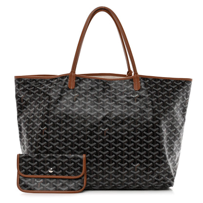 Goyard Goyardine Saint Louis GM Black Gold 1 of 12