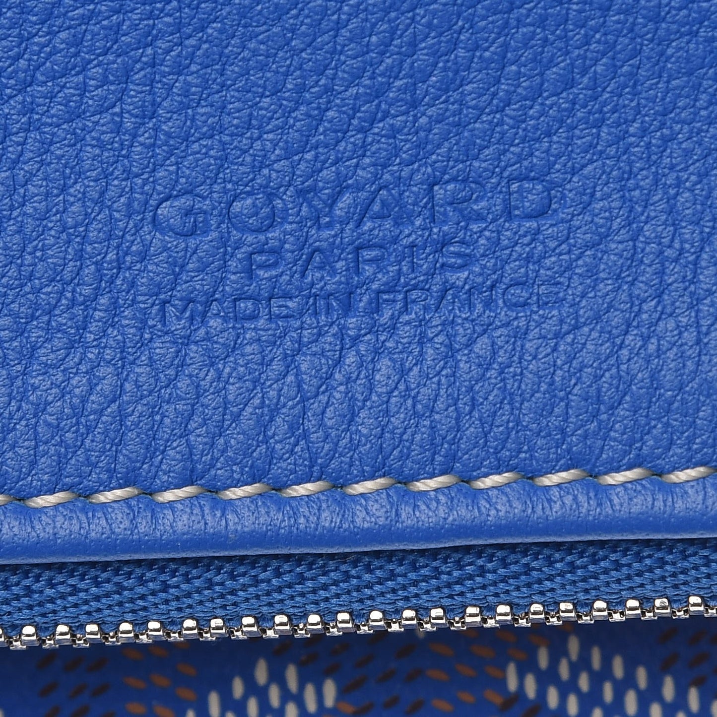 Goyardine Sainte Marie Soft Clutch Sky Blue