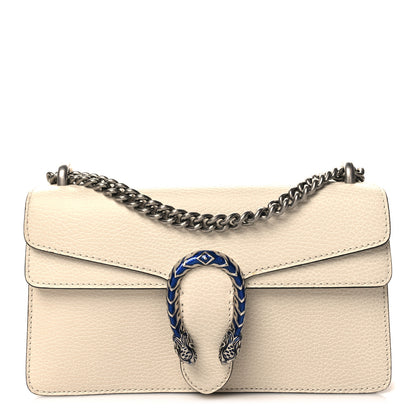 Gucci Dollar Calfskin Enamel Small Dionysus Shoulder Bag Mystic White Electric Blue 1 of 10