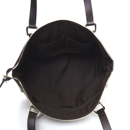 Gucci Monogram Medium Abbey Tote Dark Brown 5 of 9