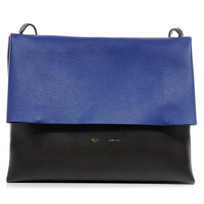 Celine Calfskin Suede All Soft Shoulder Bag Indigo 1 of 11