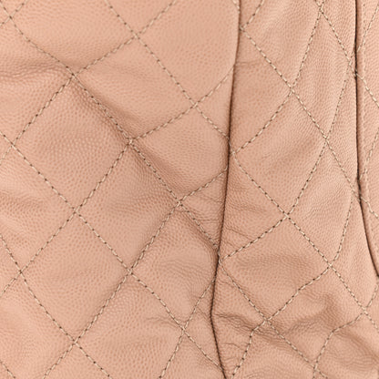 Chanel Caviar Quilted Large Coco Handle Shopping Tote Beige 12 of 12