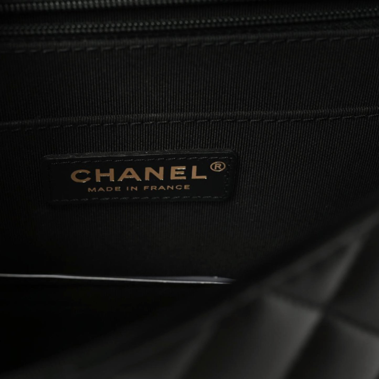 Calfskin Quilted Strap Into Flap Bag Black Brown