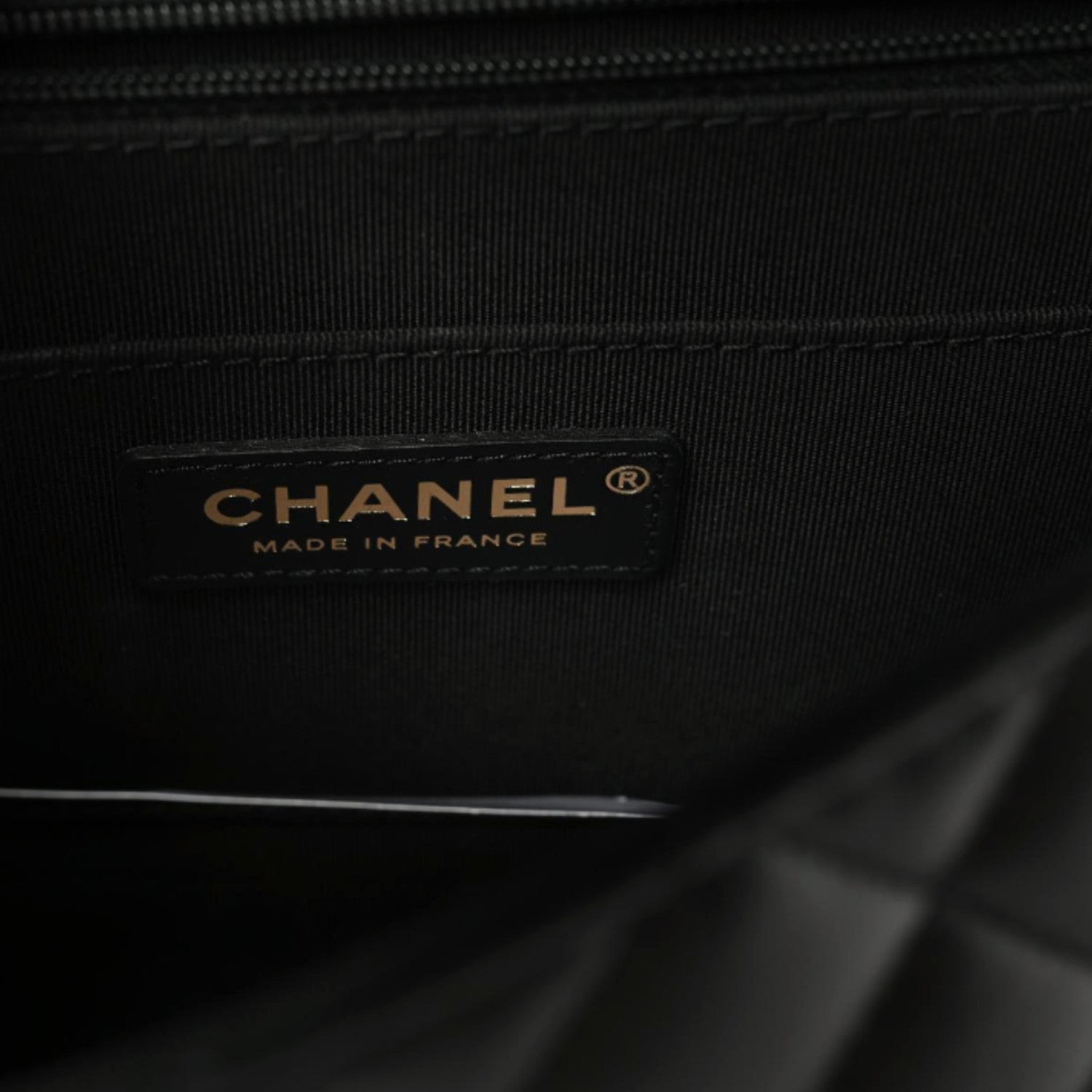 Chanel Calfskin Quilted Strap Into Flap Bag Black Brown 8 of 9