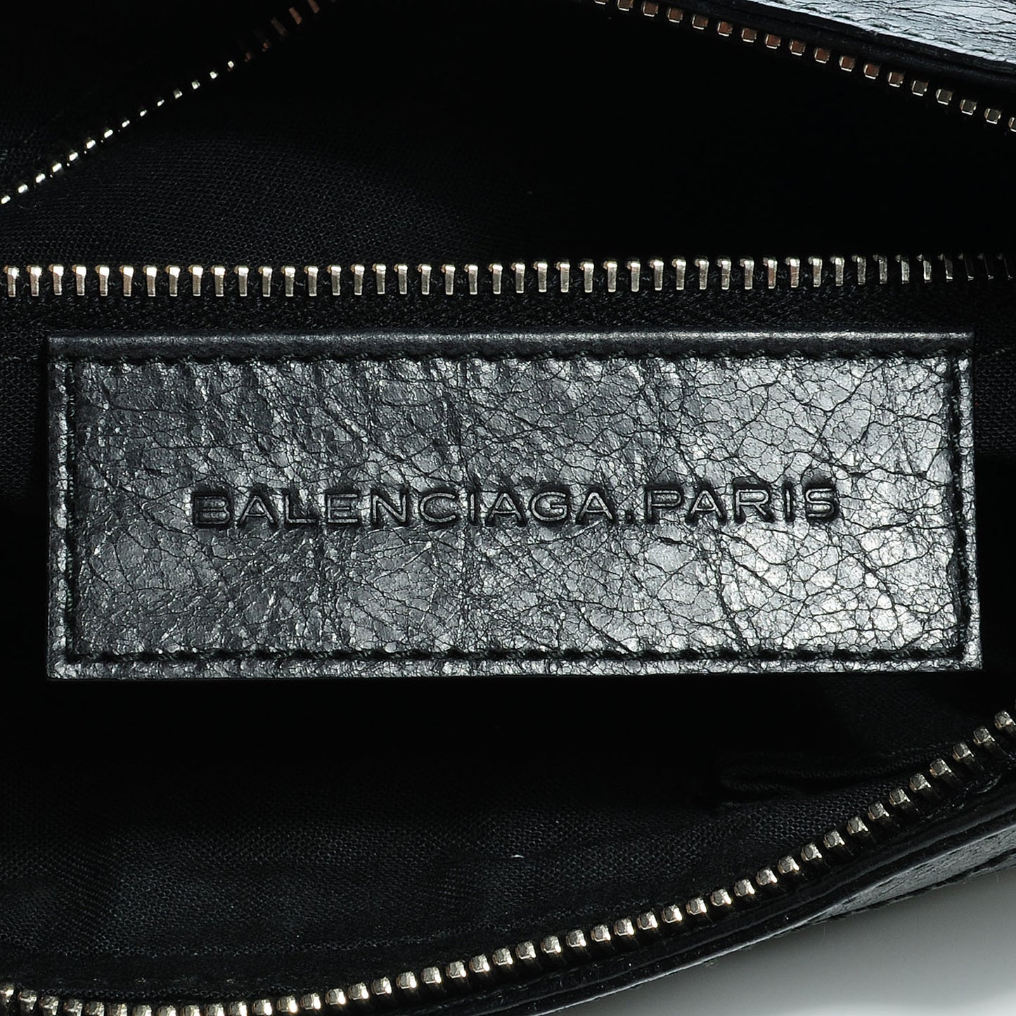 Agneau Giant 12 Silver Hardware Hip Black