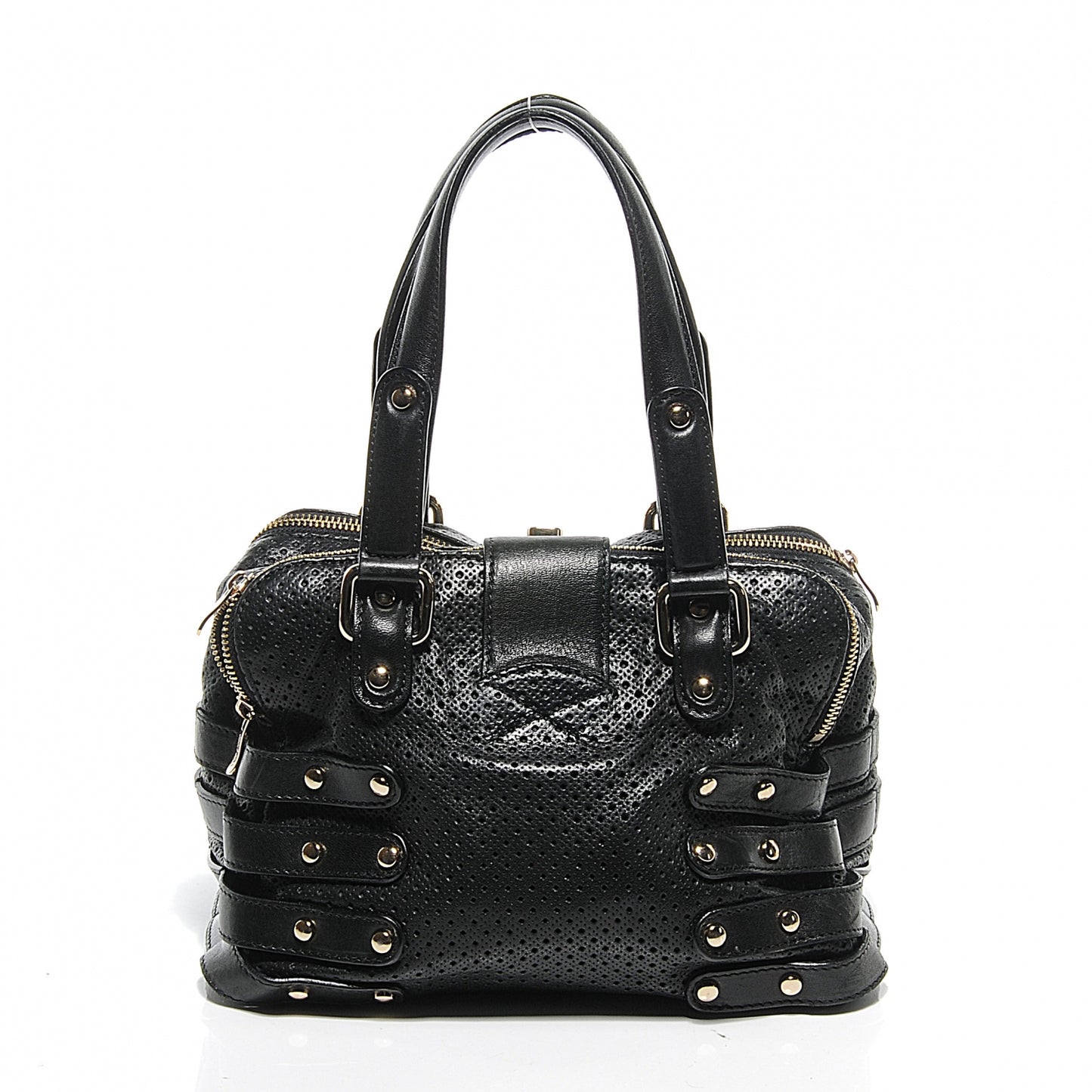 Leather Perforated Blythe M Black