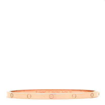 Cartier 18K Pink Gold Small LOVE Bracelet 17 1 of 6