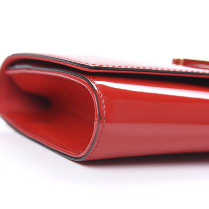 Louis Vuitton Patent Louise Clutch Cherry 7 of 8