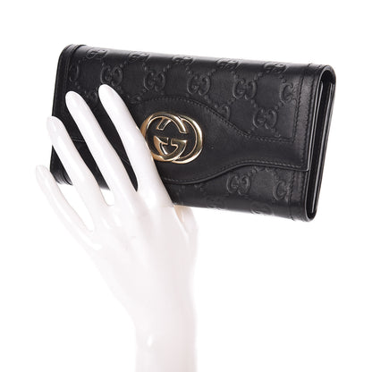 Gucci Guccissima Sukey Continental Wallet Continental Wallet Black 2 of 6