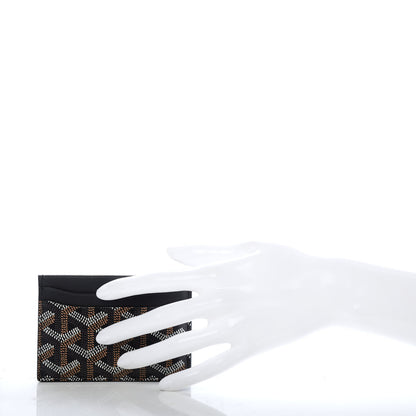 Goyard Goyardine Saint Sulpice Card Holder Black 2 of 7