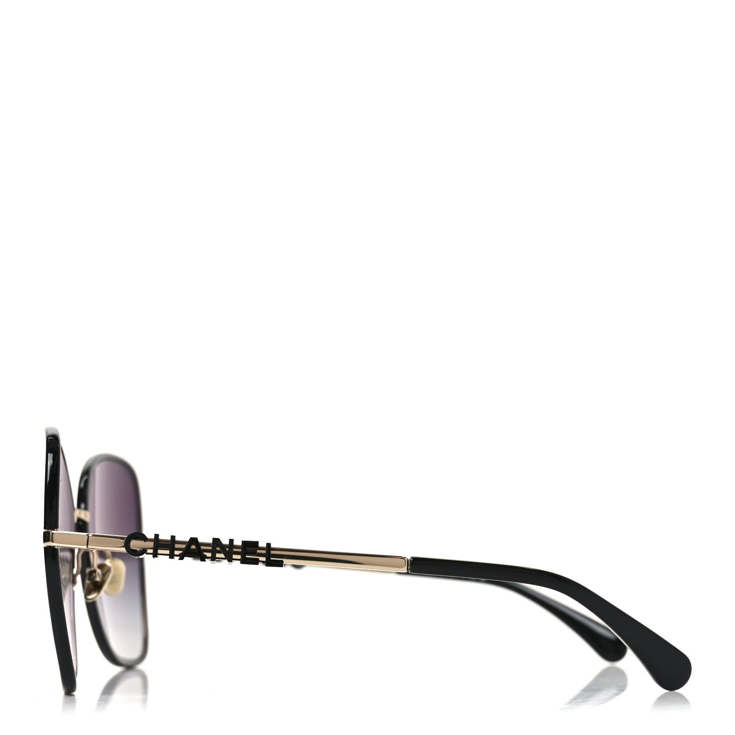Chanel Metal Butterfly Sunglasses 4283 Black 3 of 7