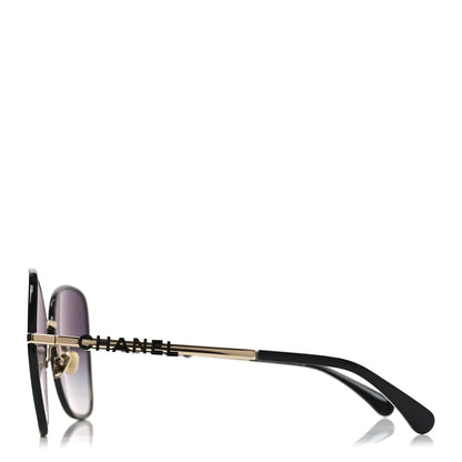 Chanel Metal Butterfly Sunglasses 4283 Black 3 of 7