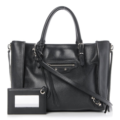 Balenciaga Calfskin Papier Mini A4 Tote Black 1 of 8