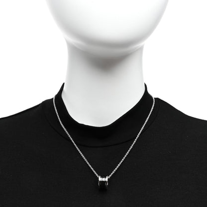 Bulgari Sterling Silver Ceramic Save The Children Pendant Necklace 2 of 6